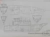 Drawing, Technical - Steamer Margaret,
Longitudinal and Transverse Sections Near Bow