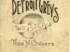 Music, Sheet - The Detroit Greys Two Step
