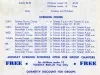 Schedule - S.S. Canadiana