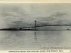 Postcard - Ambassador Bridge and Canadian Shore from Detroit, Mich.