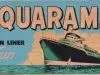 Sign - Aquarama - Ocean Liner Fun