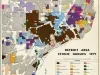 Map - Detroit Area Ethnic Groups 1971