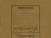 Specification - Specifications [for] Mr. Sam Rivkin for a Solid Brick Two Story Store and Flat Building Located on the South Side of West Jefferson Avenue Between Henry and Dearborn Streets, Lot No. 1, Burke & Burdene Subdivision, River Rouge, Michigan.