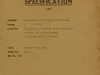 Specification - Specification For - Building: Brick Veneer Residence and Frame Garage, Owner: Mr. C. C. Richard, Location: South Side of Sturtevant Between Broadstreet Boulevard and Livernois Avenue, Lot 540, Detroit, Michigan.
