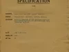 Specification - Specification for - Building: Solid Brick One Story Factory Building, Owner: Richard Bros. Die Works, Detroit, Michigan, Location: North of Hillsdale on the Hillsdale-Jonesville Road Between Mechanic St. and N.Y.C. Railroad, Hillsdale, Mic