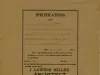 Specification - Specifications for Mr. B. C. Ladendorf for a Two Story, Four Family Flat Building Located on the South Side of High Street Near Brooklyn Ave., Lots No. 1 & 2, Detroit, Michigan.