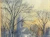 Painting - A Cold Day in Grand Circus Park