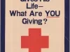 Poster - While Some One Gives His Life - What Are You Giving?
