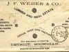 Envelope - J. F. Weber & Co.