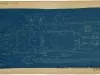 Blueprint - Rough Sketch Showing Numerous Details of "Bi-Autogo" 
Design Patented 1911