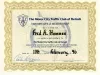 Certificate, Membership - The Motor City Traffic Club of Detroit