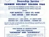 Brochure - Canadian Pacific Great Lakes Steamship Service,
Summer Holiday Season Schedule for 1960