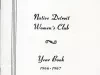Yearbook - Native Detroit Women's Club
Year Book, 1966-1967