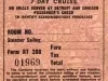 Ticket, Transportation - Chicago to Buffalo and Return
7-Day Cruise