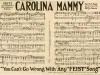 Music, Sheet - Swingin' Down The Lane/Carolina Mammy