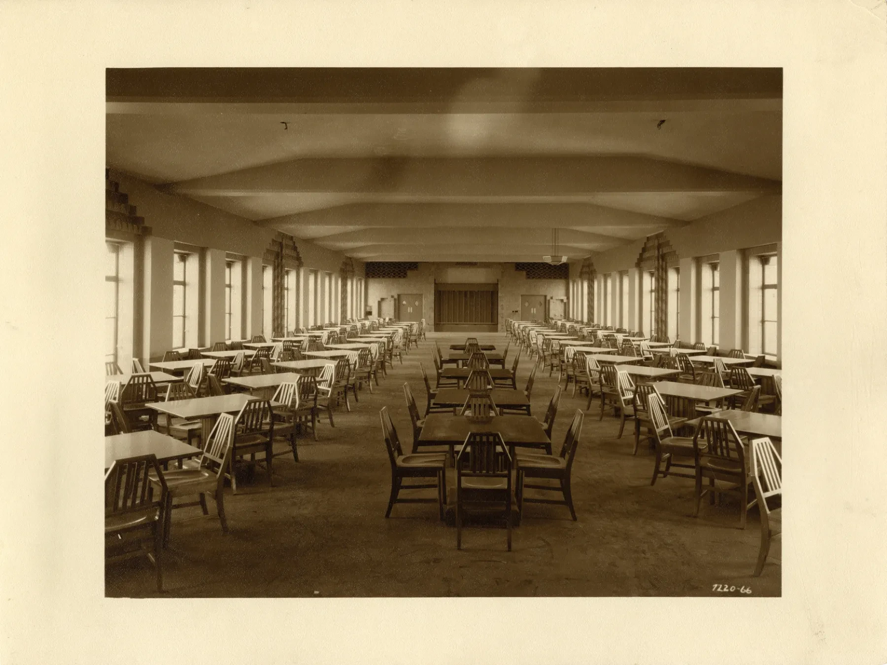 View of the Union Trust building's public cafeteria 