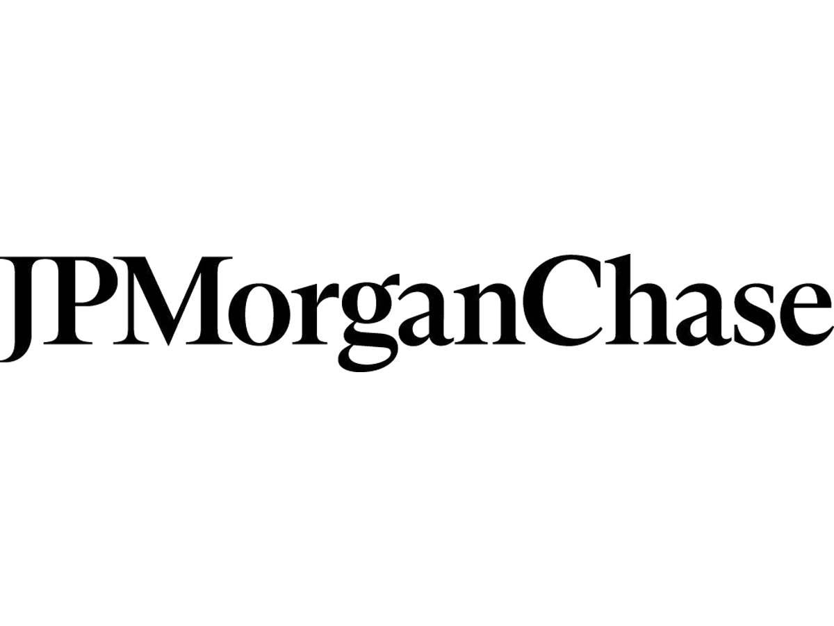 JPMorgan Chase logo in black text on a white background.