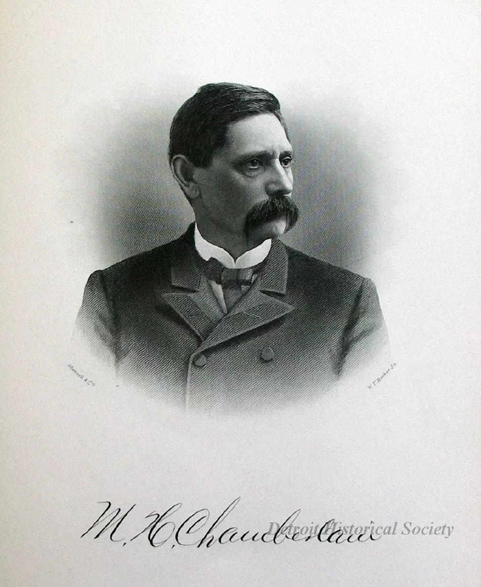 Chamberlain, Marvin Howard Sr. - Taken from Farmer's History of Detroit and Michigan